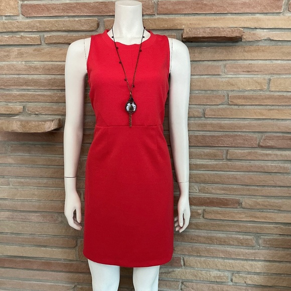 Old Navy Red Stretch Dress - Picture 1 of 5
